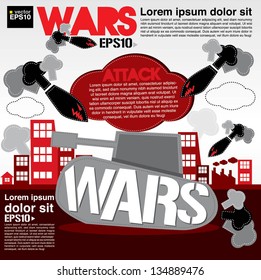 War concept illustration vector.EPS10