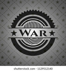 War dark emblem. Retro
