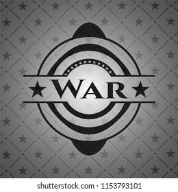 War dark emblem. Retro