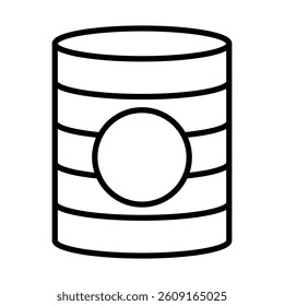 War Drums Vector Line Icon Design