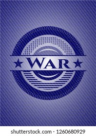 War emblem with jean high quality background
