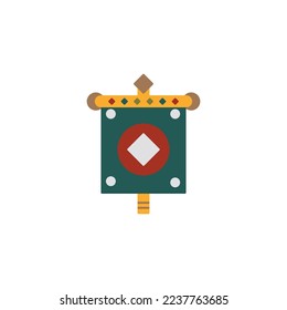the war flag icon is suitable for your web, apk or project with a medieval theme