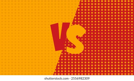For war or war game flat cartoon symbol vs. or logo	