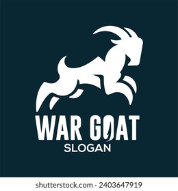 VECTOR DE CABRA DE GUERRA PARA LA EMPRESA DE LOGOTIPO