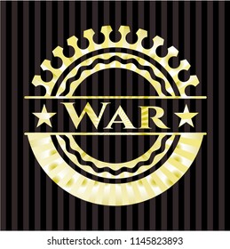 War gold badge or emblem