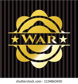 War golden emblem