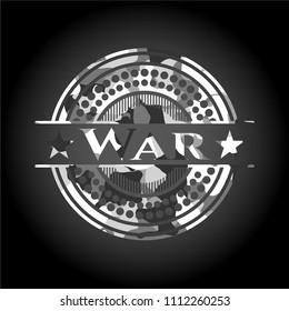 War grey camo emblem