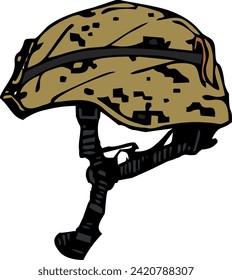 casco de guerra como protección de la cabeza contra los ataques