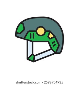 War Helmet Icon Vector Illustration