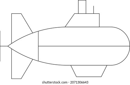 war icon submarine and ocean