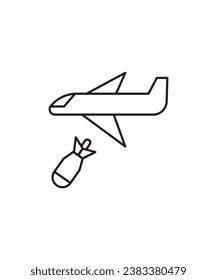 war icon, vector best line icon.