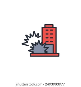 Icono de guerra. Vector.Trazo editable.signo de estilo lineal para el uso Diseño web,logo.Ilustración de símbolo.