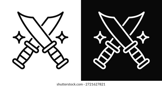 Ícone De Guerra Estilo De Plano De Fundo Branco E Preto