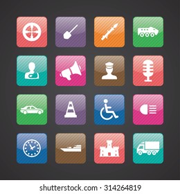 war icons universal set for web and mobile
