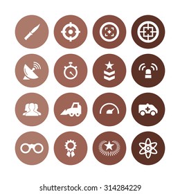 war icons universal set for web and mobile