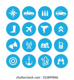 war icons universal set for web and mobile