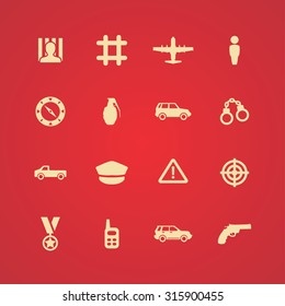 war icons universal set for web and mobile