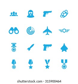 war icons universal set for web and mobile