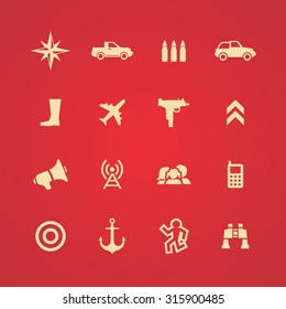 war icons universal set for web and mobile