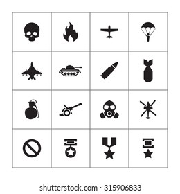 war icons universal set for web and mobile