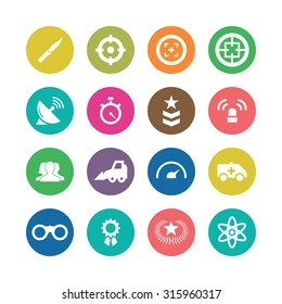 war icons universal set for web and mobile