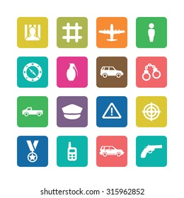war icons universal set for web and mobile