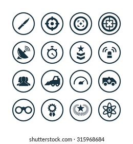 war icons universal set for web and mobile