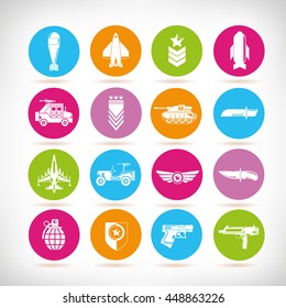 war icons, weapon icons