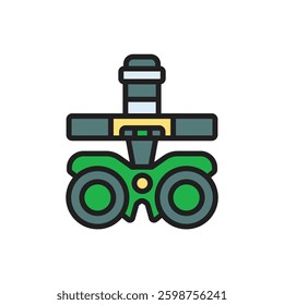 War Infrared Telescope Icon Vector Illustration