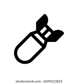 War journalism. Outlined stroke vector icon with black-filled details.