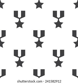 war medal, vector seamless pattern, Editable can be used for web page backgrounds, pattern fills  