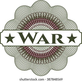 War money style rosette