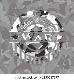 War on grey camo texture