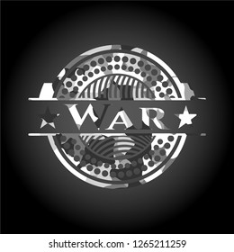 War on grey camo texture