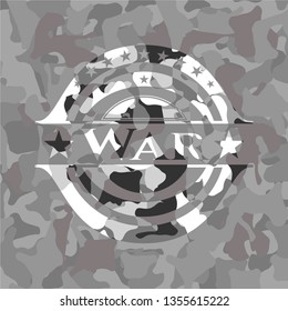 War on grey camo texture