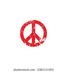 war peace logo icon silhouette abstract