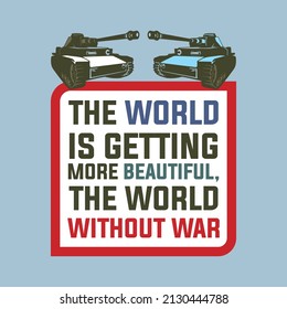 guerra, paz, nos gusta vivir sin guerra, ilustración de afiches