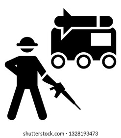 War pictogram, ideology design.