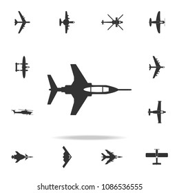 war plane icon. Detailed set of army plane icons. Premium graphic design. One of the collection icons for websites, web design, mobile app on white background