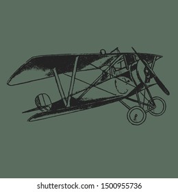 War plane. Image of an airplane.