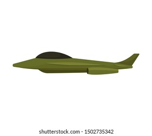 War plane. Vector illustration on a white background.