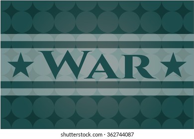 Kriegsposter oder -banner