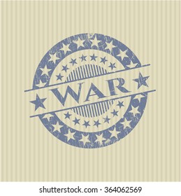 Estampilla de goma de guerra
