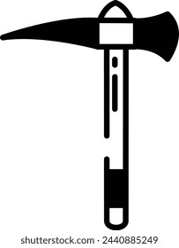 War Scythe glyph and line vector illustration