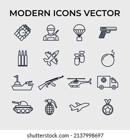 war set icon symbol template for graphic and web design collection logo vector illustration