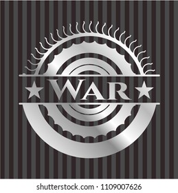  War silver shiny emblem