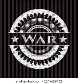 War silvery emblem