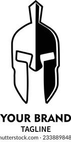 war soldier mask icons logo design