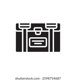 War Supply Filled Icon Vector Illustration