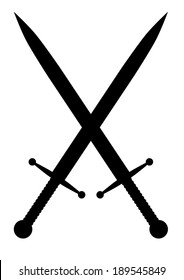 War symbol silhouette